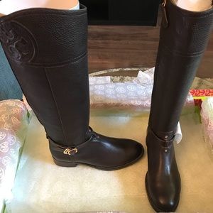 Tory Burch Marlene Leather Riding Boots size 7